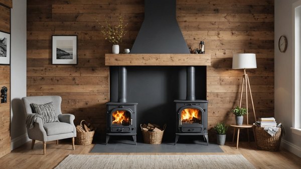 Quel parement mettre derrière un poêle à bois: les meilleures options